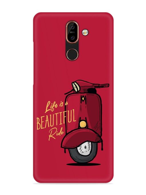 Life Is Beautiful Rides Snap Case for Nokia 7 Plus Zapvi