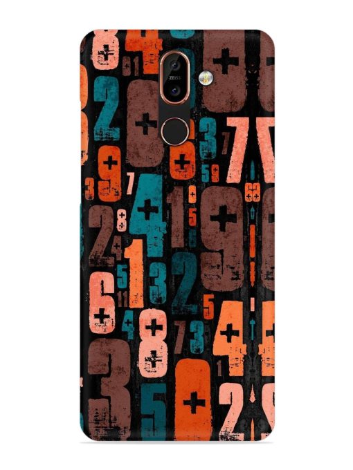 0 To 9 Art Snap Case for Nokia 7 Plus Zapvi