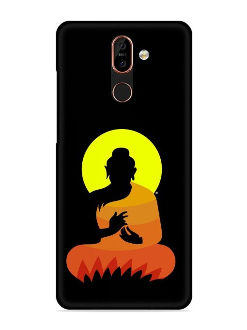 Buddha Art Black Snap Case for Nokia 7 Plus Zapvi