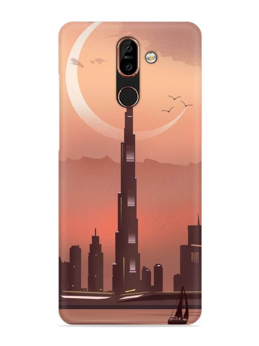 Landmark Burj Khalifa Snap Case for Nokia 7 Plus Zapvi