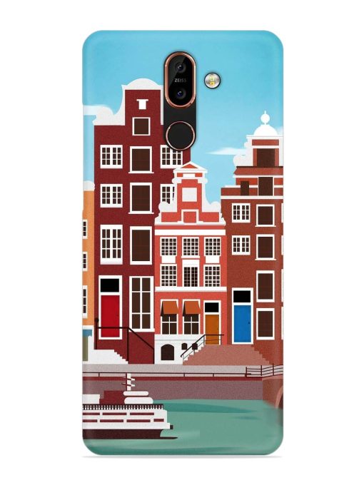 Scenery Architecture Amsterdam Landscape Snap Case for Nokia 7 Plus Zapvi