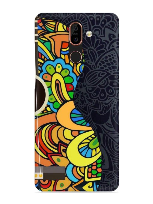 Guitar Vector Art Snap Case for Nokia 7 Plus Zapvi