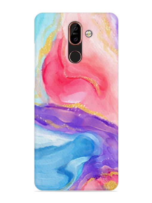 Watercolor Gradient Snap Case for Nokia 7 Plus Zapvi