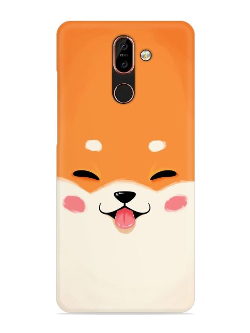 Happy Cat Art Snap Case for Nokia 7 Plus