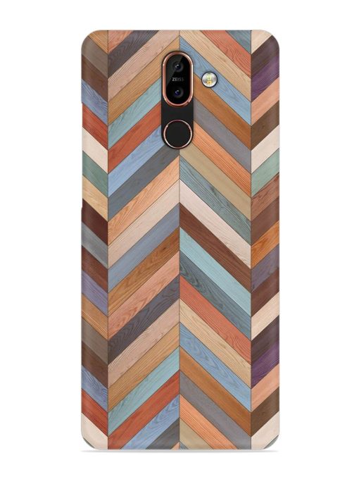 Seamless Wood Parquet Snap Case for Nokia 7 Plus Zapvi