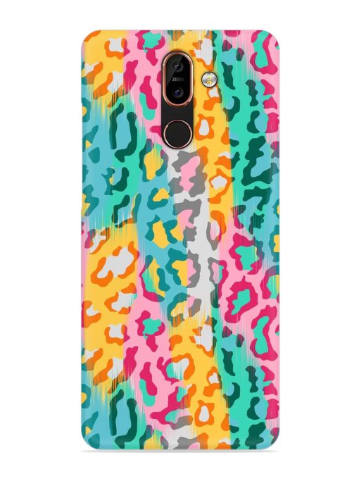 Seamless Vector Colorful Snap Case for Nokia 7 Plus Zapvi