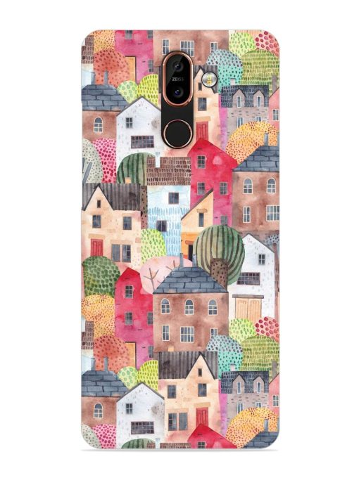 Abstract Seamless Pattern Snap Case for Nokia 7 Plus