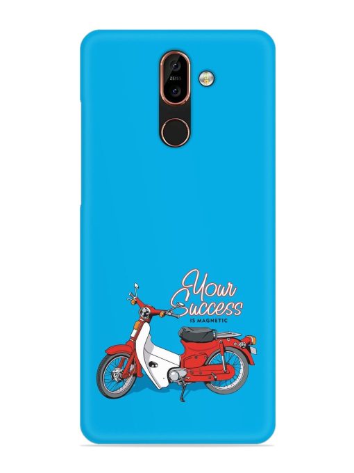 Motorcycles Image Vector Snap Case for Nokia 7 Plus