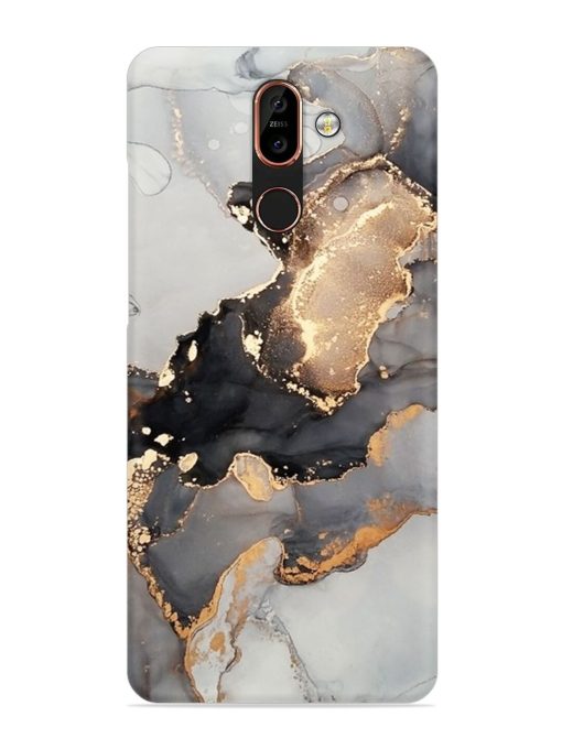 Luxury Abstract Fluid Snap Case for Nokia 7 Plus Zapvi