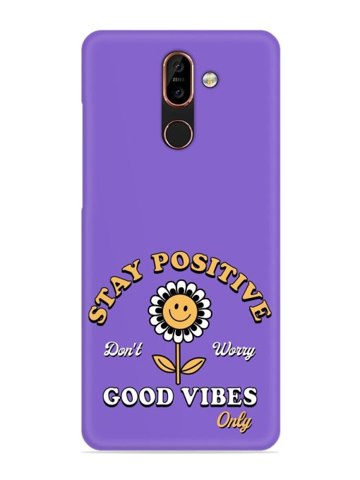 Retro Positive Flower Snap Case for Nokia 7 Plus Zapvi