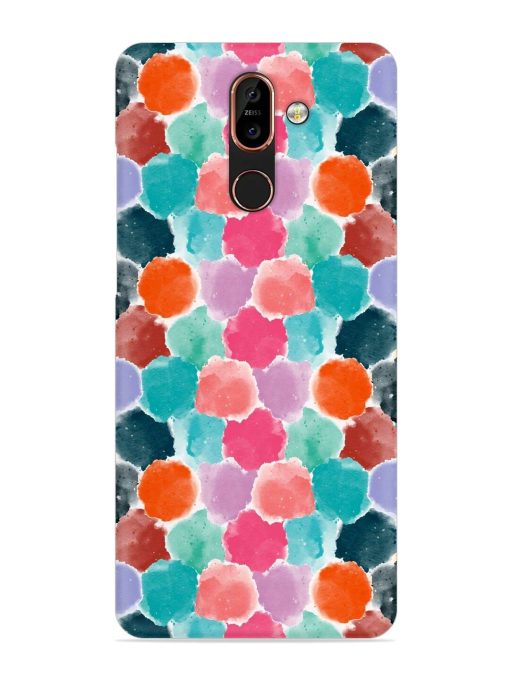 Colorful Seamless Pattern Snap Case for Nokia 7 Plus Zapvi