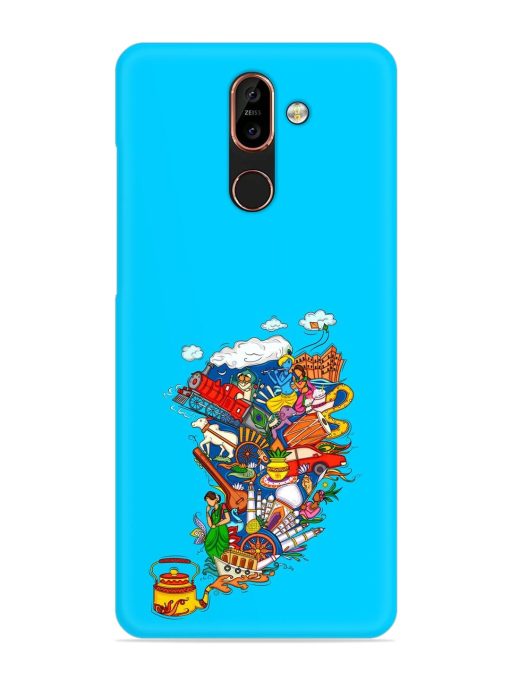 Vector Design Indian Snap Case for Nokia 7 Plus Zapvi