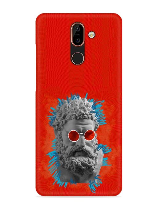 Contemporary Art Concept Snap Case for Nokia 7 Plus Zapvi