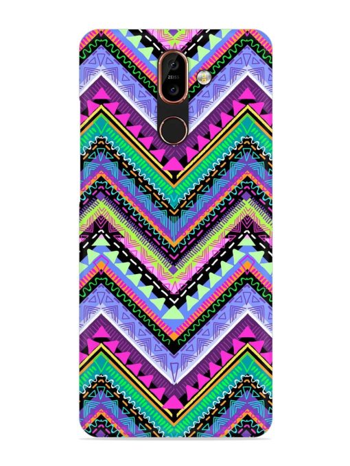 Tribal Aztec Print Snap Case for Nokia 7 Plus