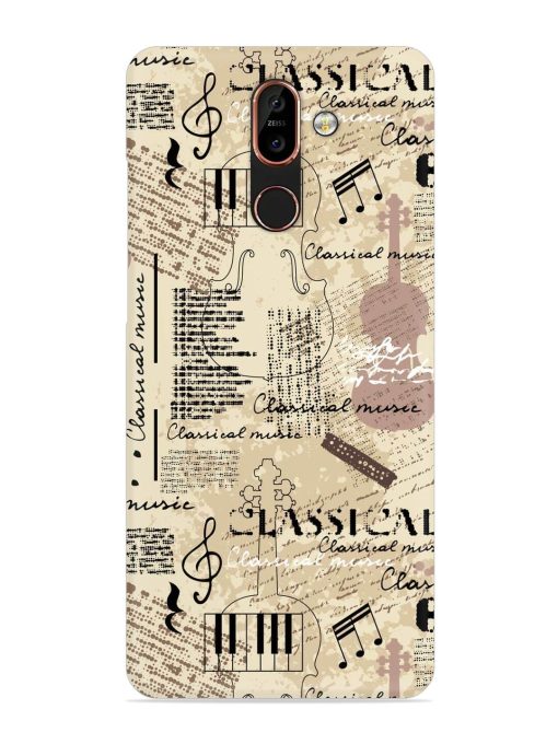 Classical Music Lpattern Snap Case for Nokia 7 Plus Zapvi