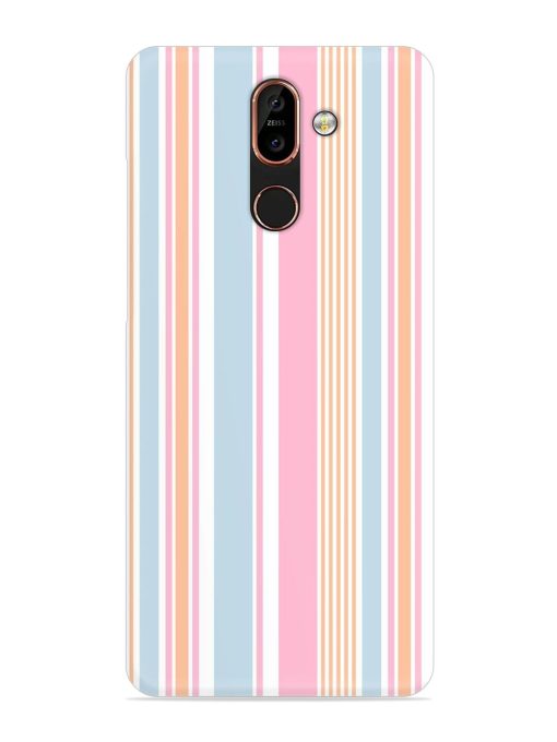 Stripe Seamless Pattern Snap Case for Nokia 7 Plus