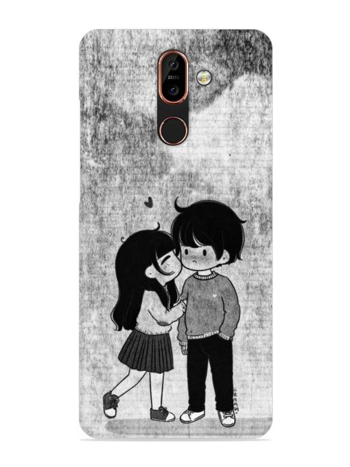 Couple Love Highlights Snap Case for Nokia 7 Plus