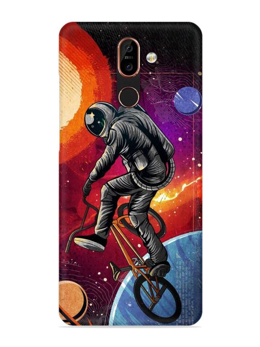 Super Eclipse Bmx Bike Snap Case for Nokia 7 Plus Zapvi