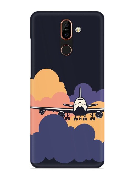 Aeroplane vector Snap Case for Nokia 7 Plus Zapvi