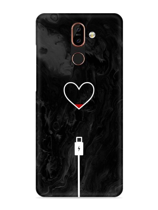 Heart Charging Vector Snap Case for Nokia 7 Plus Zapvi