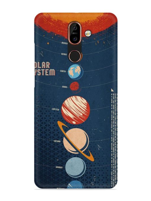 Solar System Vector Snap Case for Nokia 7 Plus