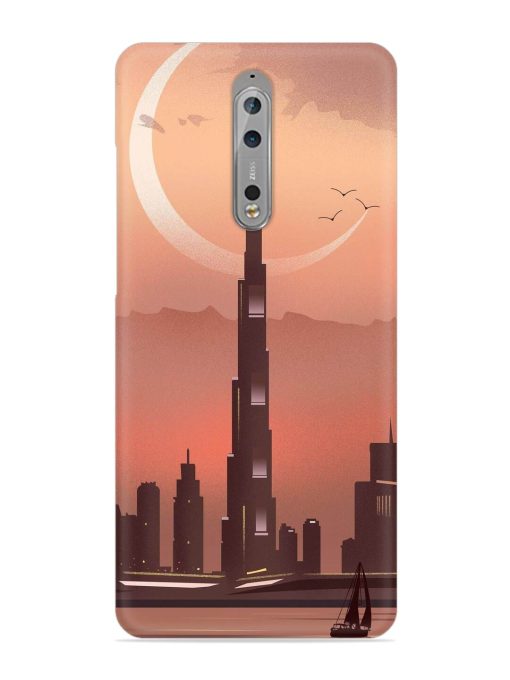 Landmark Burj Khalifa Snap Case for Nokia 8 Zapvi