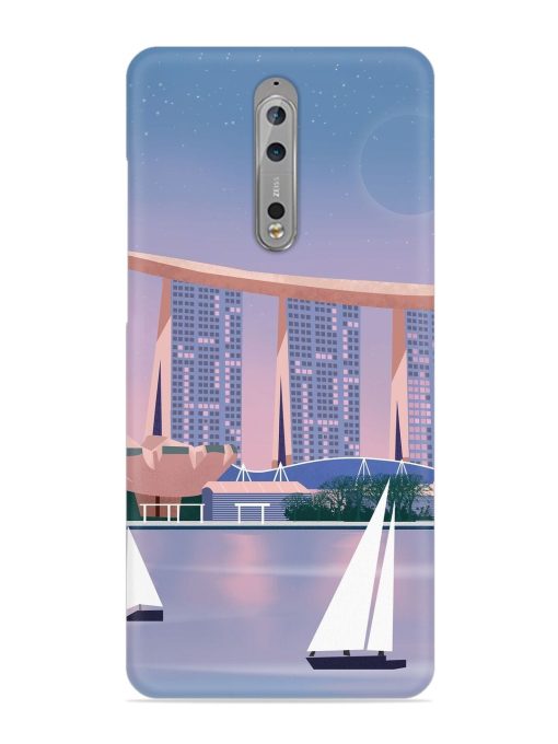 Singapore Scenery Architecture Snap Case for Nokia 8 Zapvi