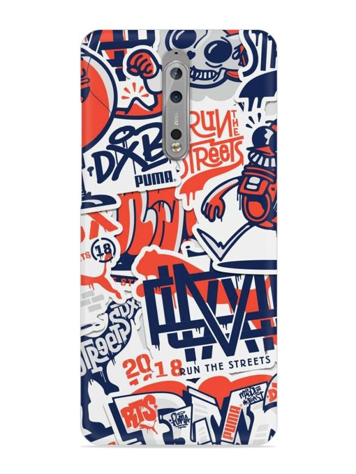 Run The Street Snap Case for Nokia 8 Zapvi