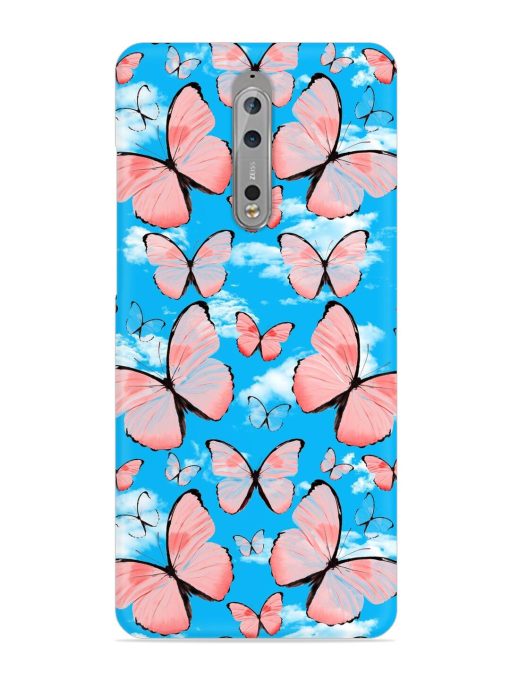 Seamless Pattern Tropical Snap Case for Nokia 8 Zapvi