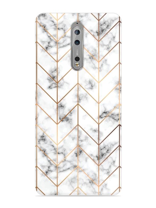 Vector Marble Texture Snap Case for Nokia 8 Zapvi