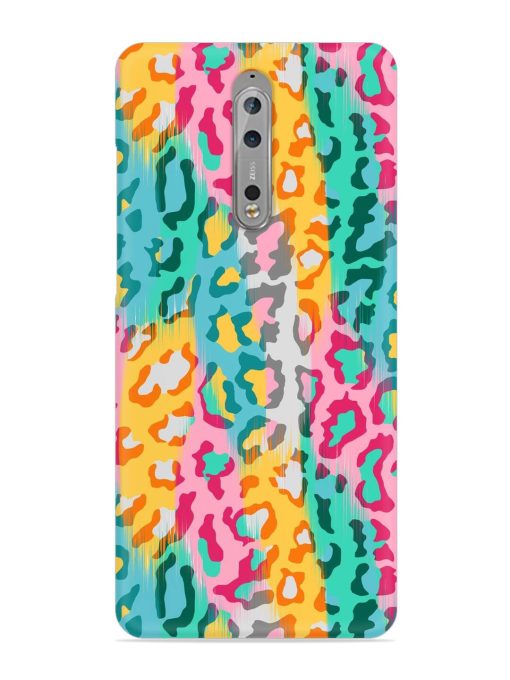 Seamless Vector Colorful Snap Case for Nokia 8 Zapvi