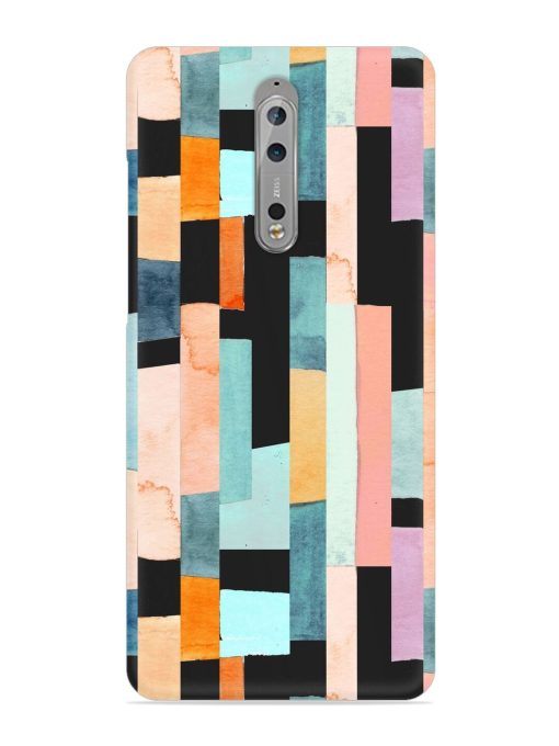 Geometric Seamless Pattern Snap Case for Nokia 8