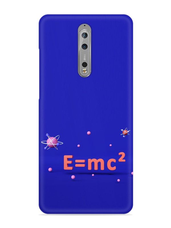 Formula Relativity Equation Snap Case for Nokia 8 Zapvi