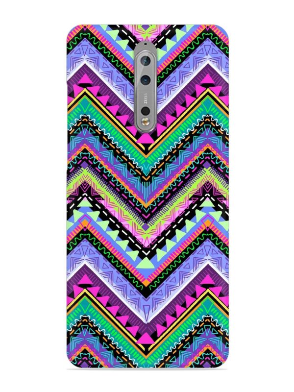 Tribal Aztec Print Snap Case for Nokia 8