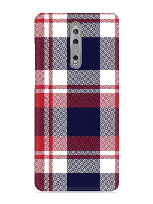 Classic Plaid Tartan Snap Case for Nokia 8