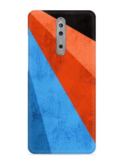 Modern Matte Abstract Snap Case for Nokia 8