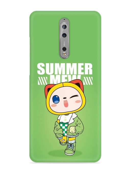 Summer Mew Snap Case for Nokia 8