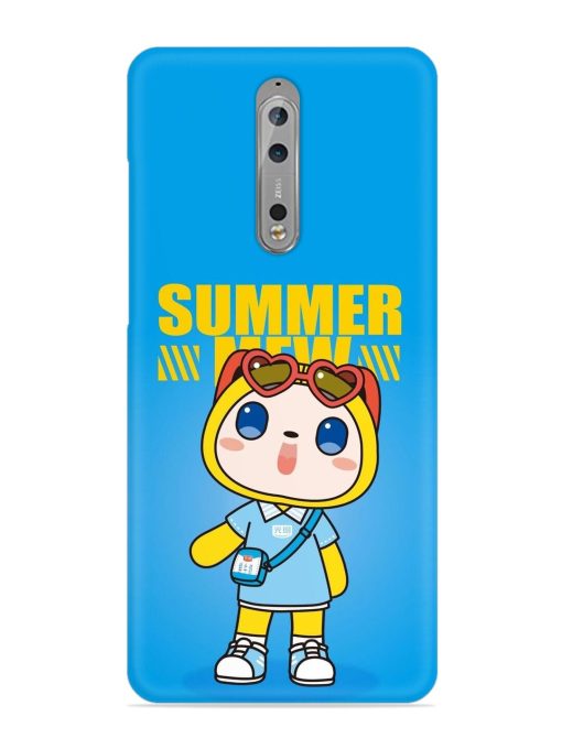 Summer Mew Cartoon Snap Case for Nokia 8