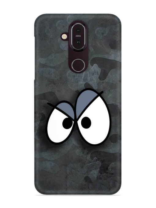 Big Eyes Night Mode Snap Case for Nokia 8.1 Zapvi