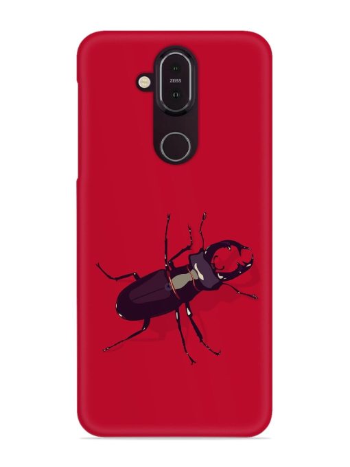 Beetles Snap Case for Nokia 8.1 Zapvi