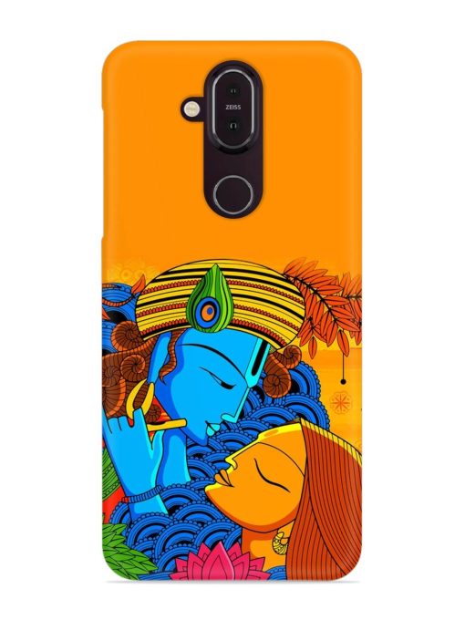 Illustration Hindu Goddess Snap Case for Nokia 8.1 Zapvi