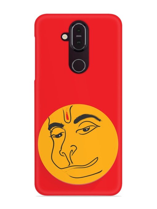 Lord Hanuman Vector Snap Case for Nokia 8.1 Zapvi