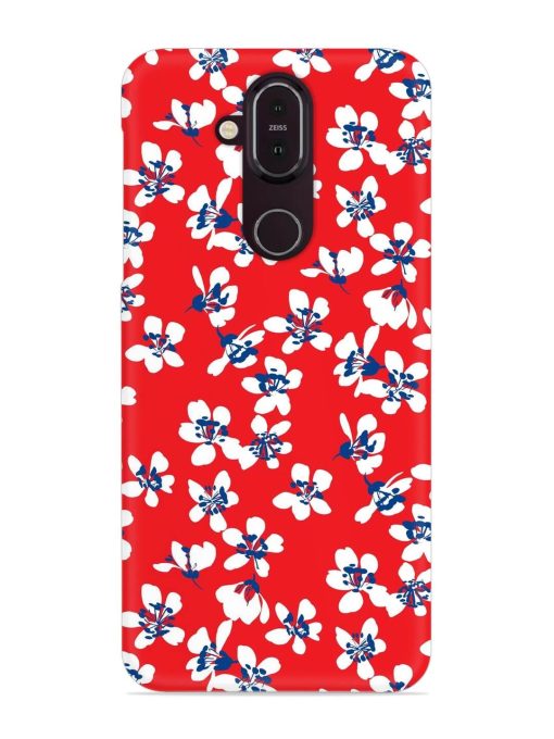 Hand Drawn Abstract Snap Case for Nokia 8.1 Zapvi