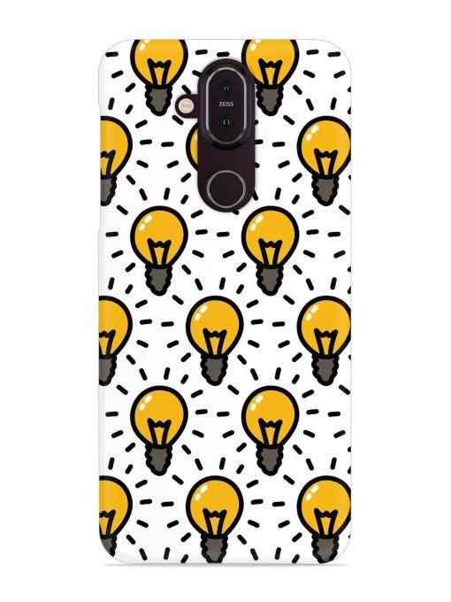 Light Bulb Seamless Snap Case for Nokia 8.1 Zapvi