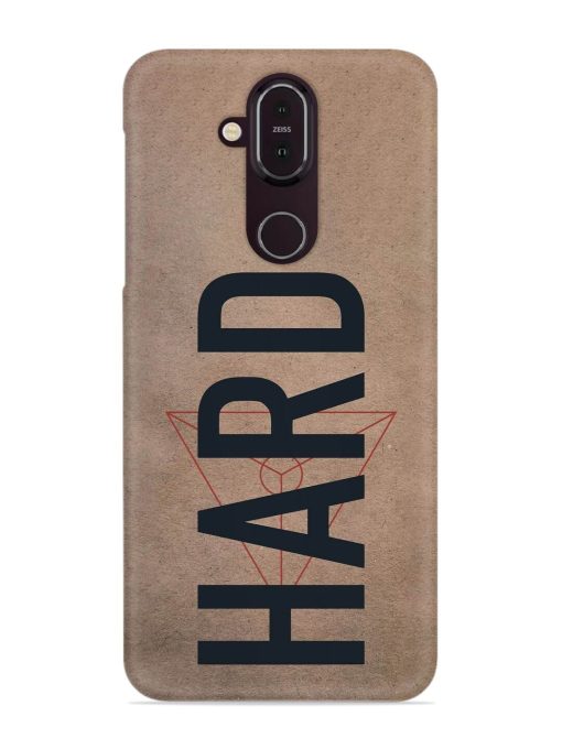 Hard Typo Snap Case for Nokia 8.1 Zapvi