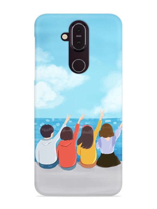 Happy Kids Snap Case for Nokia 8.1 Zapvi