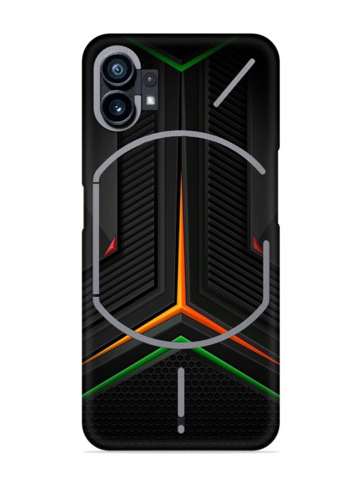 Orange Triangle Light Snap Case for Nothing Phone 1