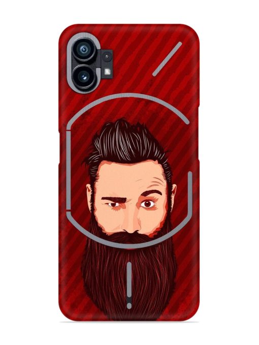 Beardo Man Snap Case for Nothing Phone 1