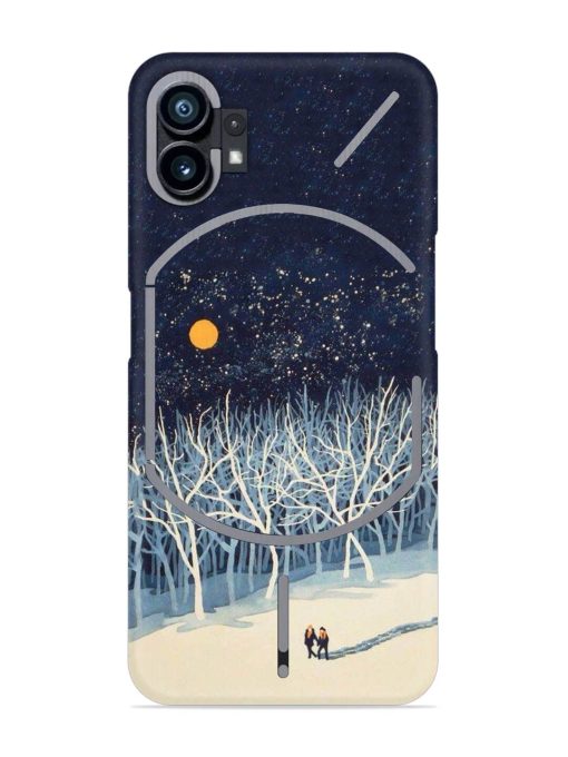 Full Moon Snowshoe Tour Snap Case for Nothing Phone 1