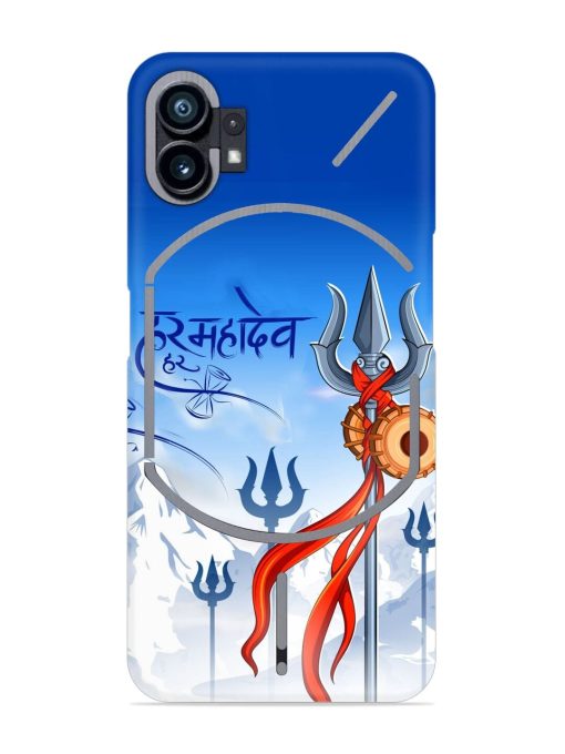 Har Har Mahadev Trishul Snap Case for Nothing Phone 1